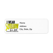 I Wear Yellow For Me 10 Endometriosis Labels