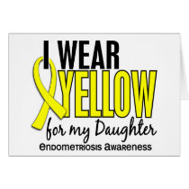 I Wear Yellow For My Daughter 10 Endometriosis