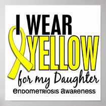 I Wear Yellow For My Daughter 10 Endometriosis