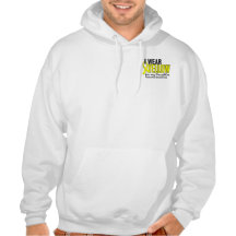 I Wear Yellow For My Daughter 10 Sarcoma Hooded Pullover