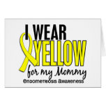 I Wear Yellow For My Mommy10 Endometriosis Greeting Cards