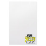 I Wear Yellow Godfather 10 Testicular Cancer stationery