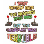 I Went Outside Once Ladies Tee t-shirts