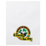I went to the pub Saint patrick's day 2012 Flyer