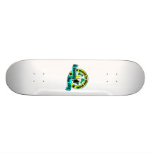 I went to the pub St. patrick's 2012 yellow green Custom Skate Board