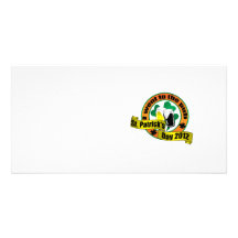 I went to the pub St. patrick's day 2012 Custom Photo Card