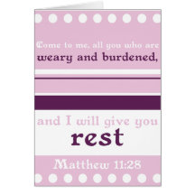 I Will Give You Rest Cards