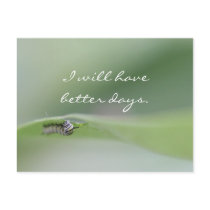 I will have better days Postcard