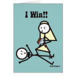 I Win Wedding Announcements Card