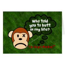 I wish that you would get out of my life card