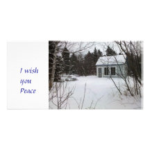 I wish you Peace Customized Photo Card