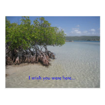 I wish you were here...postcard