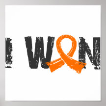 I Won Kidney Cancer Poster