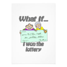 i won personalized announcement