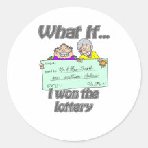 i won round stickers