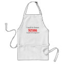 I Work For Doctors aprons