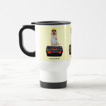 I work my tail off! coffee mugs