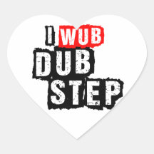 I Wub Dubstep Heart Sticker