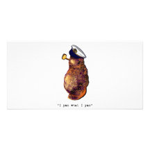 I yam what I yam-light Picture Card