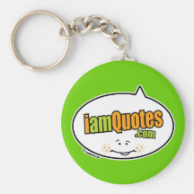 iamQuotes.com Logo Keychain
