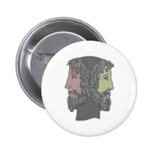 ianus janus face button