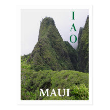 IAO VALLEY, MAUI POSTCARD
