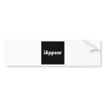 iAppear bumper stickers