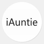 iAuntie Round Stickers