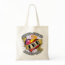 IBD Classic Heart Tote Bags