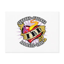 IBD Classic Heart Post Card