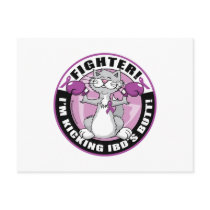 IBD Fighter Cat Postcard