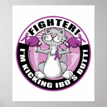 IBD Fighter Cat Posters