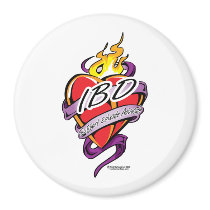 IBD Heart Fridge Magnets