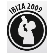 Ibiza 2009 drinker icon letterhead template
