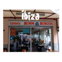 Ibiza Bumm Burger Post Cards