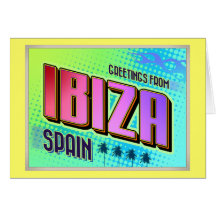 IBIZA GREETING CARD