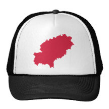 Ibiza map mesh hat