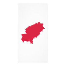 Ibiza map picture card