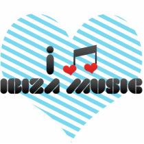 Ibiza Music fan Acrylic Cut Outs