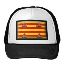 Ibiza Spain Flag Mesh Hat
