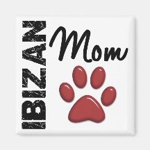 Ibizan Mom 2 Fridge Magnet