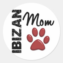 Ibizan Mom 2 Stickers