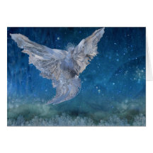 Ice Angel greeting card, no frame
