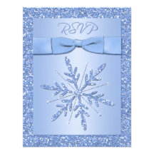 Ice Blue RSVP Card (NOT to use with Square Invite)