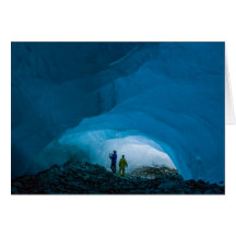 Ice Caves on the Juneau Icefield (Blank Inside) Card
