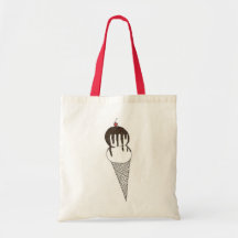 Ice Cream Canvas Bags