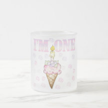 Ice Cream Cone 1st Birthday Tshirts Mug
