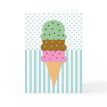 Ice Cream Cone Card