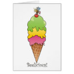 Ice Cream Cone Greeting Cards