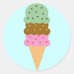 Ice Cream Cone Stickers